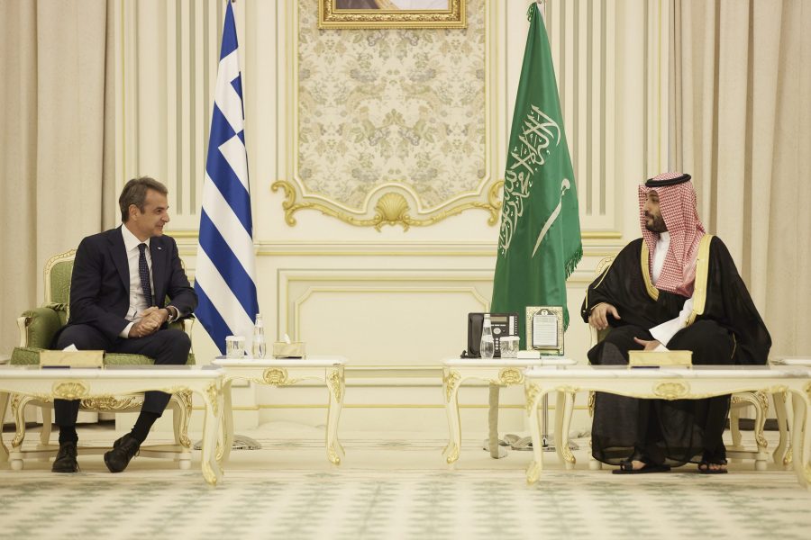 Επενδύσεις, ενέργεια, τουρισμός και άμυνα στο επίκεντρο της συνάντησης Μητσοτάκη με τον πρίγκιπα διάδοχο της Σ.Αραβίας