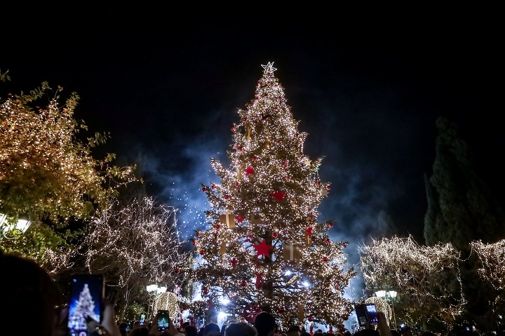 Τελετή φωταγώγησης του Χριστουγεννιάτικου Δέντρου